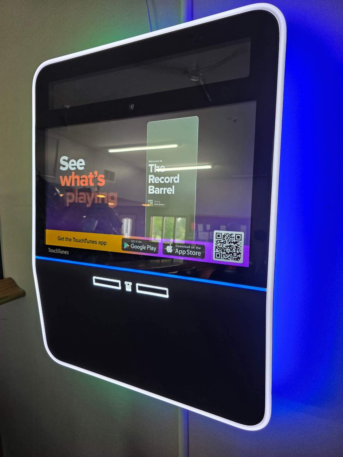 TouchTunes digital jukebox installed at a partner venue